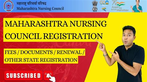 Maharashtra nursing registration